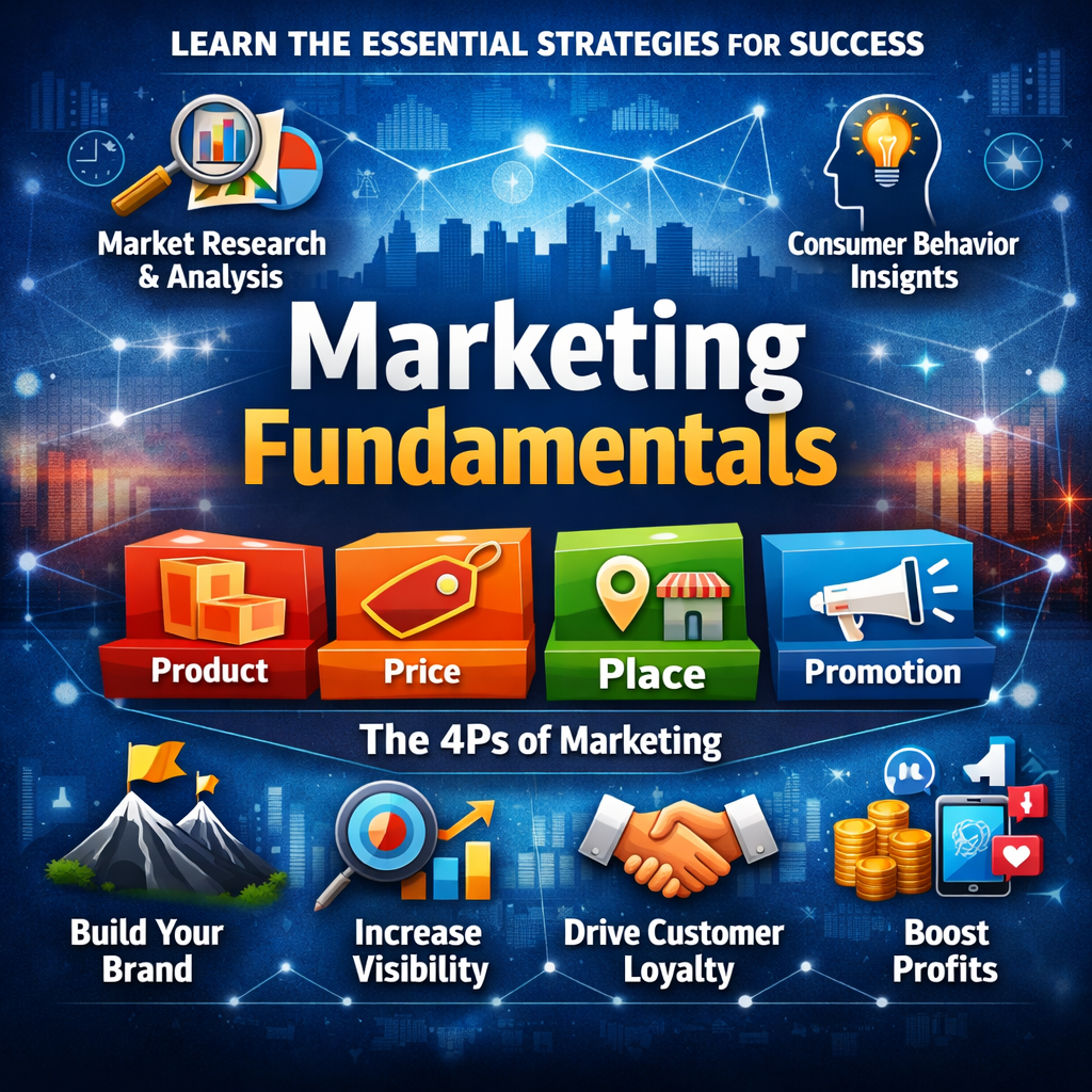 Marketing Fundamentals The Complete Guide to Building Strong Brands and Driving Business Growth