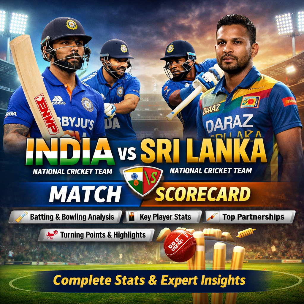 india national cricket team vs sri lanka national cricket team match scorecard